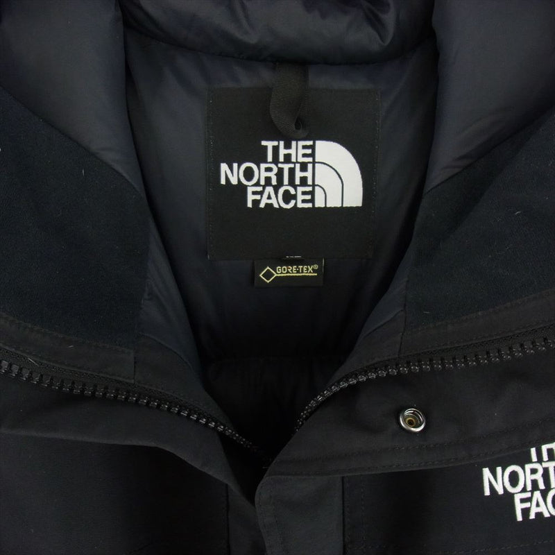 THE NORTH FACE ノースフェイス ND91837 MOUNTAIN DOWN JACKET GORE-TEX マウンテン ダウン ジャケット ブラック ブラック系 XL【中古】