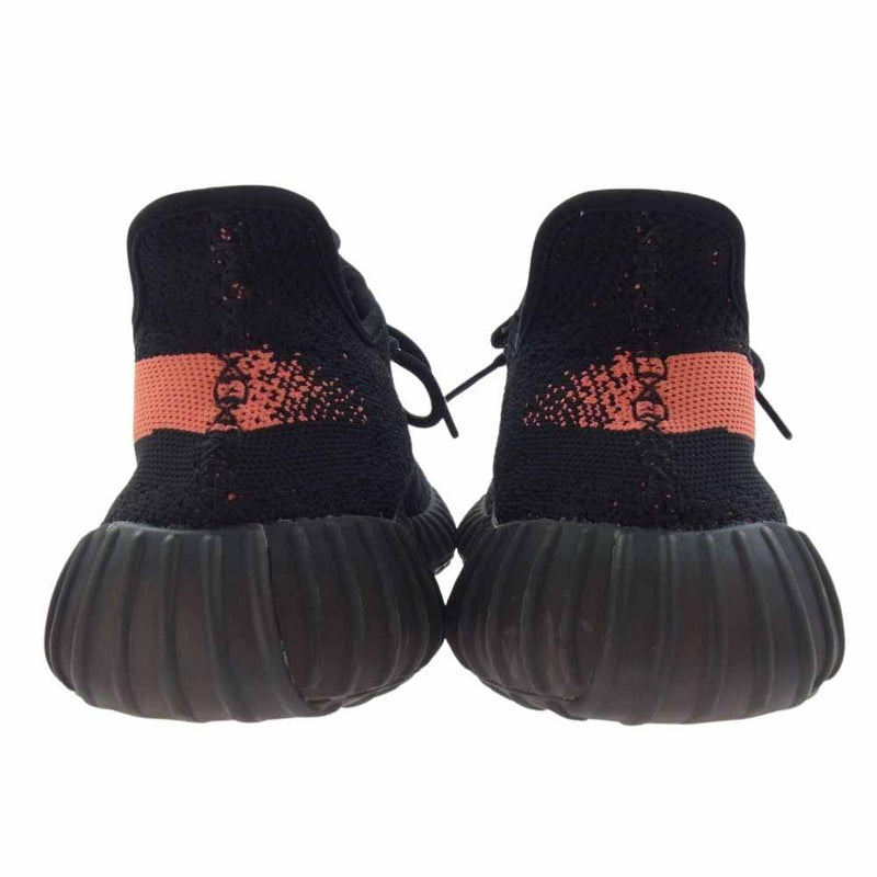 adidas アディダス BY9612 YEEZY Boost 350 V2 Core Black/Red イージーブースト350 V2 コアブラック/レッド スニーカー ブラック系 27.5cm【中古】