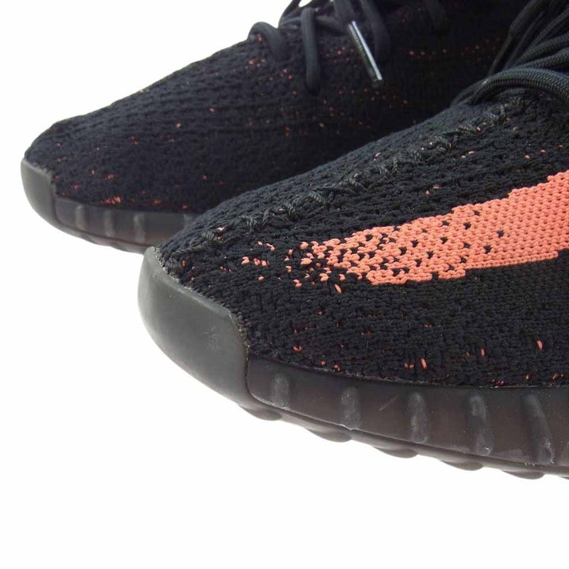 adidas アディダス BY9612 YEEZY Boost 350 V2 Core Black/Red イージーブースト350 V2 コアブラック/レッド スニーカー ブラック系 27.5cm【中古】