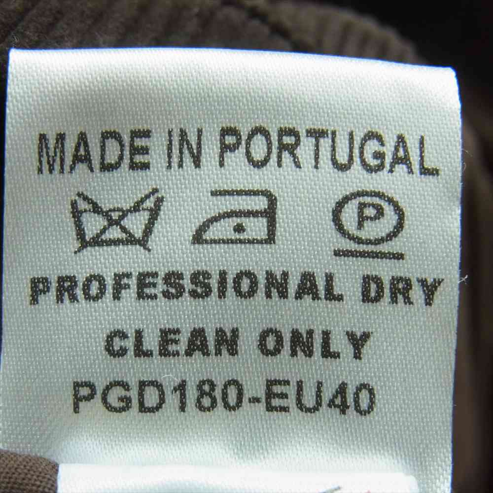 Dunhill ダンヒル コーデュロイ コットン テーラード ジャケット ポルトガル製 ダークブラウン系 M【中古】