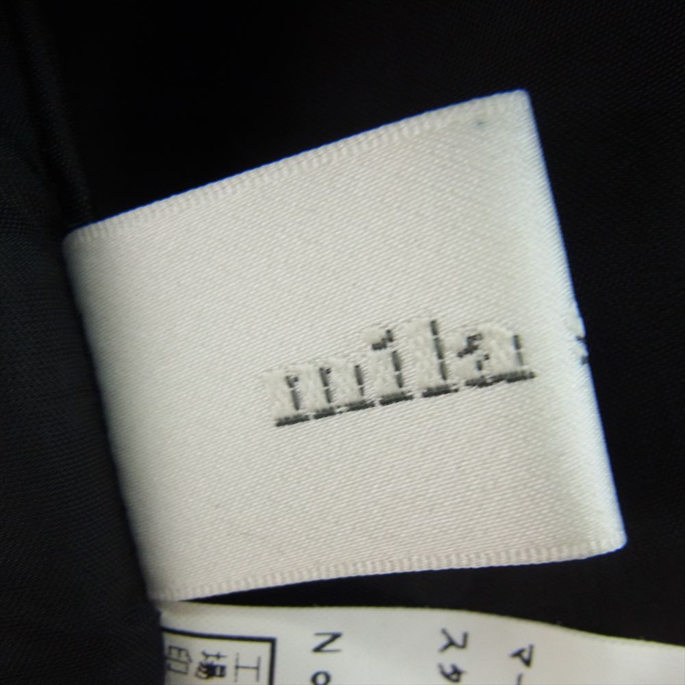 ミラショーン 毛皮 ヴィーゼル ライナー付き コート ブラック系【中古】