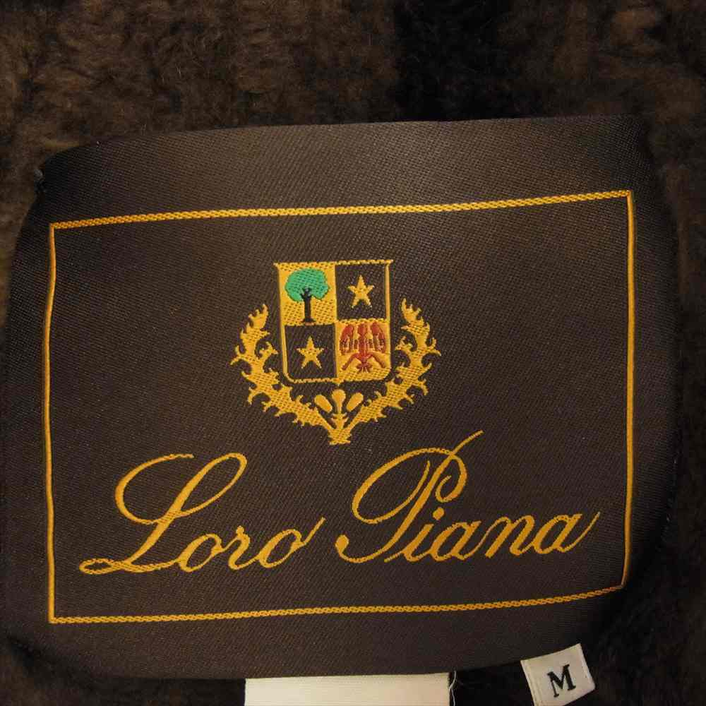 ロロピアーナ ヌートリアファー ライナー付き カシミヤ コーデュロイ