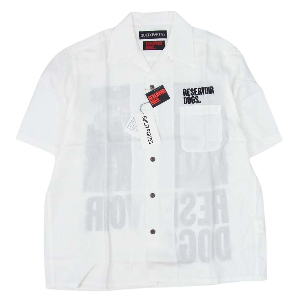 WACKO MARIA ワコマリア 24SS RD-WM-HI01 RESERVOIR DOGS / S/S HAWAIIAN SHIRT TYPE-1 レザボア ドッグス ハワイアン アロハ 半袖 シャツ ホワイト系 S【新古品】【未使用】【中古】