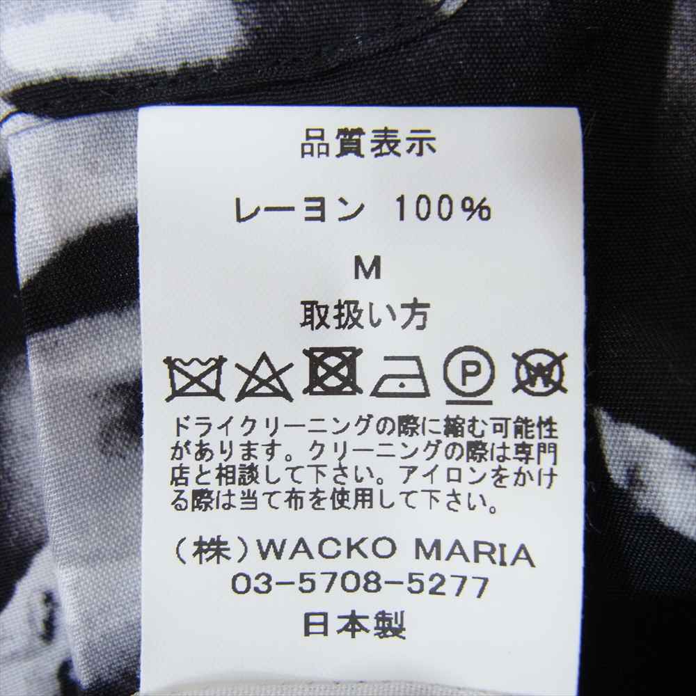 WACKO MARIA ワコマリア 24SS RD-WM-HI04 RESERVOIR DOGS / S/S HAWAIIAN SHIRT TYPE-4 レザボア ドッグス ハワイアン アロハ 半袖 シャツ ブラック系 M【新古品】【未使用】【中古】