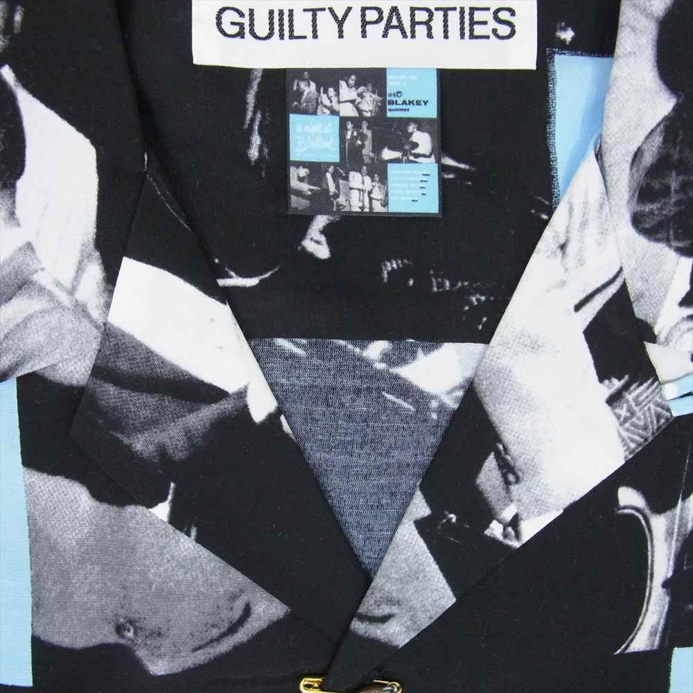 WACKO MARIA ワコマリア 24SS BLUENOTE-WM-HI03 BLUE NOTE HAWAIIAN SHIRT TYPE-3 ブルーノート レコード ハワイアン アロハ 半袖 シャツ ブルー系 M【新古品】【未使用】【中古】