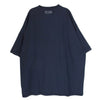 VETEMENTS ヴェトモン 24SS UE64TR600NN Inside Out Embroidered Logo インサイドアウト エンブロイダリー ロゴ 半袖 Tシャツ ネイビー系 L【中古】