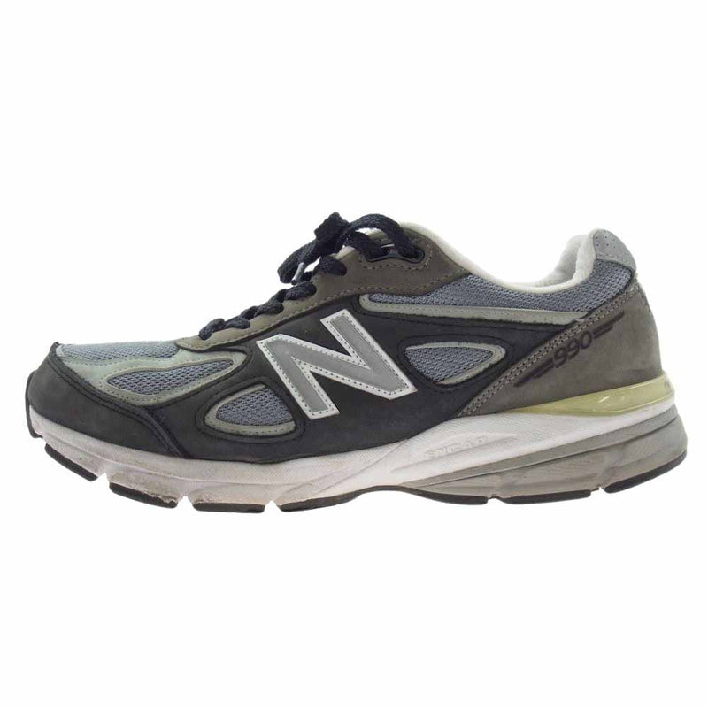 NEW BALANCE ニューバランス M990XG4 USA製 990V4 ローカット スニーカー グレー系 27.5cm【中古】