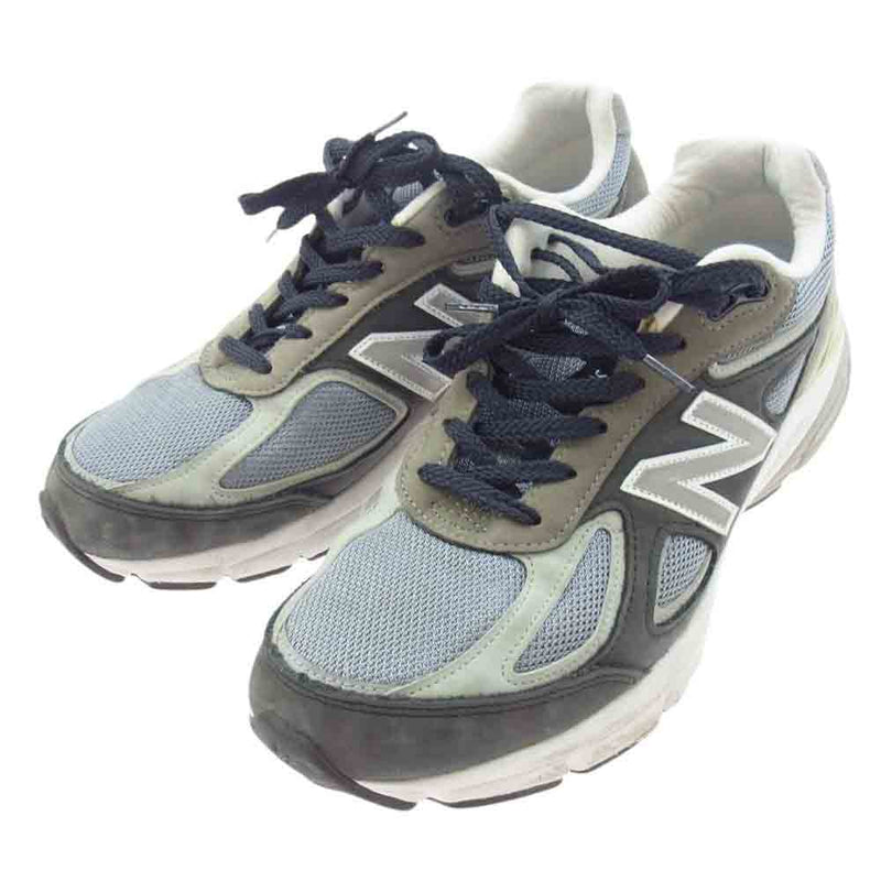 NEW BALANCE ニューバランス M990XG4 USA製 990V4 ローカット スニーカー グレー系 27.5cm【中古】