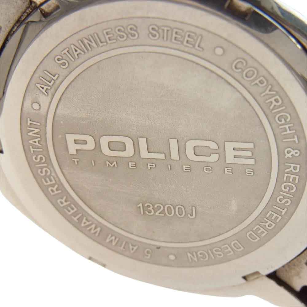 ポリス 13200J デジタル ステンレス クォーツ 腕時計 シルバー系【中古】