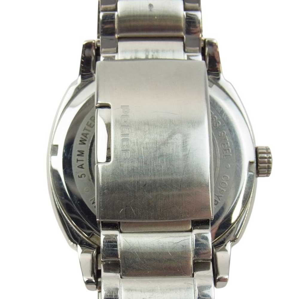 POLICE クォーツ腕時計 シルバー/ホワイト Amazon.co.jp: [ポリス] 腕時計 THORNTON JH0021401 メンズ シルバー