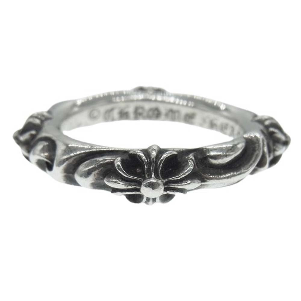 CHROME HEARTS クロムハーツ（原本有） SBT BAND バンド リング シルバー系 19号【中古】