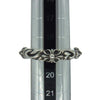 CHROME HEARTS クロムハーツ（原本有） SBT BAND バンド リング シルバー系 19号【中古】