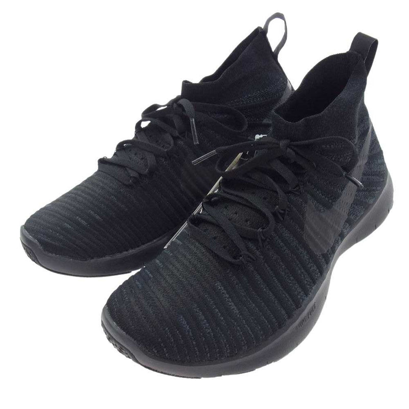 NIKE ナイキ 844461-001 FREE TR FORCE FLYKNIT PREMIUM フリー トレイン フォース フライニット プレミアム スニーカー ブラック系 26.5cm【極上美品】【中古】