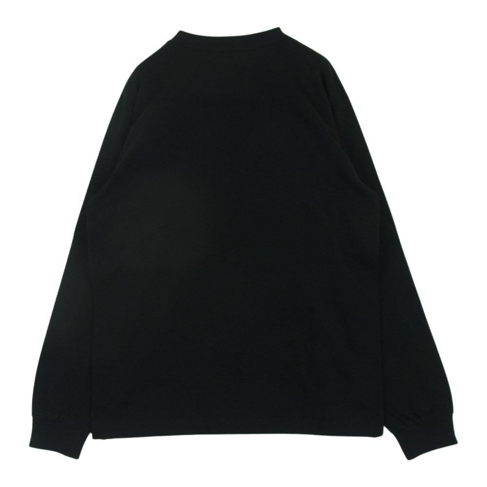 Carhartt カーハート 24-0726S sacai サカイ 24SS WIP L/S T-Shirt ロングスリーブ Tシャツ 長袖 ブラック系 3【極上美品】【中古】