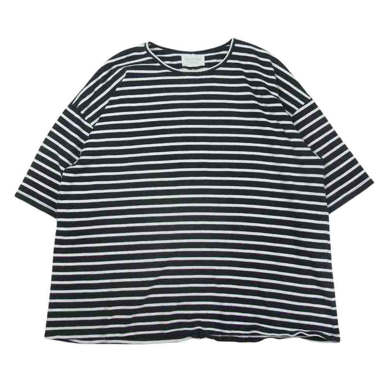 FEAR OF GOD フィアオブゴッド FOURTH COLLECTION BORDER TEE ボーダー 半袖 Tシャツ ブラック系 ホワイト系 S【中古】