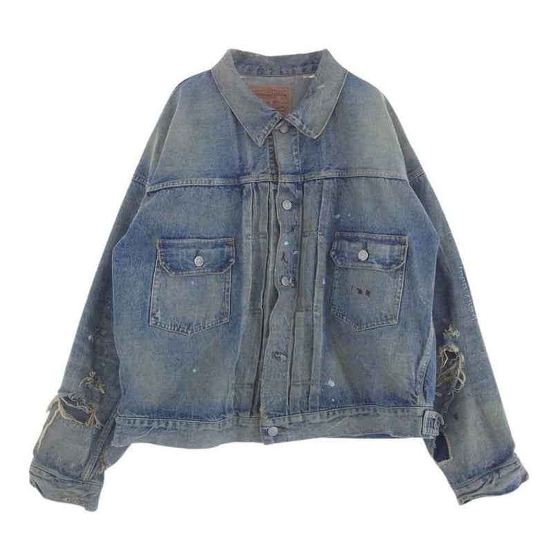 SAINT MICHAEL セントマイケル 23AW SM-A23-0000-C17 Berberjin 777XX Denim Jacket デニムジャケット インディゴブルー系 L【中古】