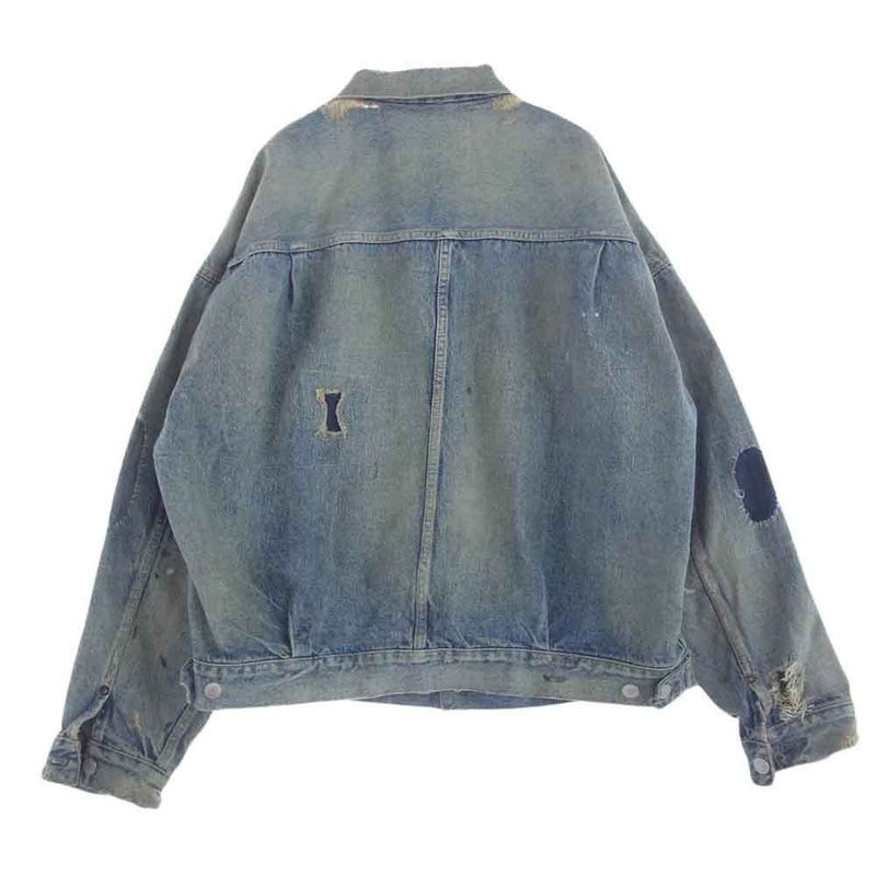 SAINT MICHAEL セントマイケル 23AW SM-A23-0000-C17 Berberjin 777XX Denim Jacket デニムジャケット インディゴブルー系 L【中古】