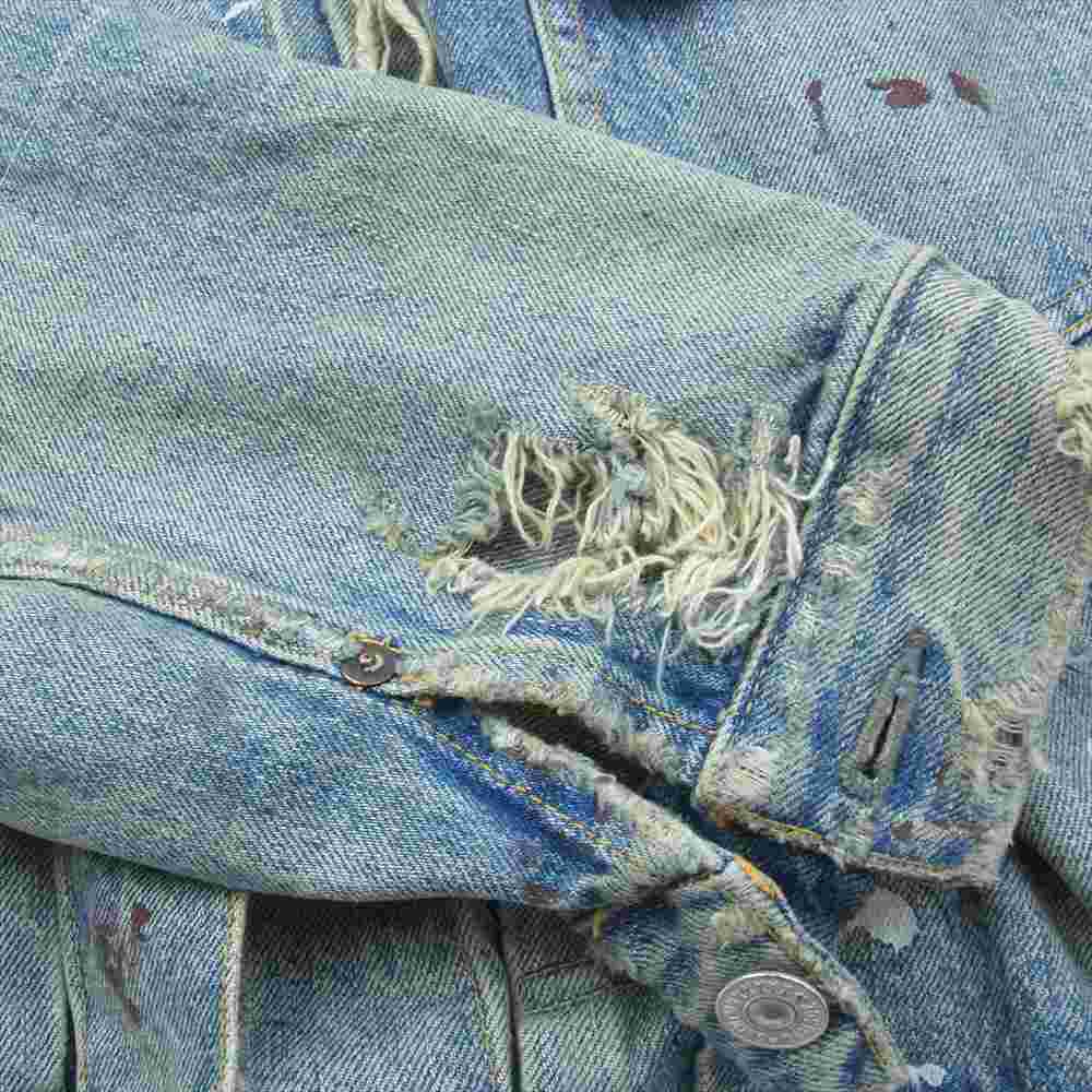 SAINT MICHAEL セントマイケル 23AW SM-A23-0000-C17 Berberjin 777XX Denim Jacket デニムジャケット インディゴブルー系 L【中古】