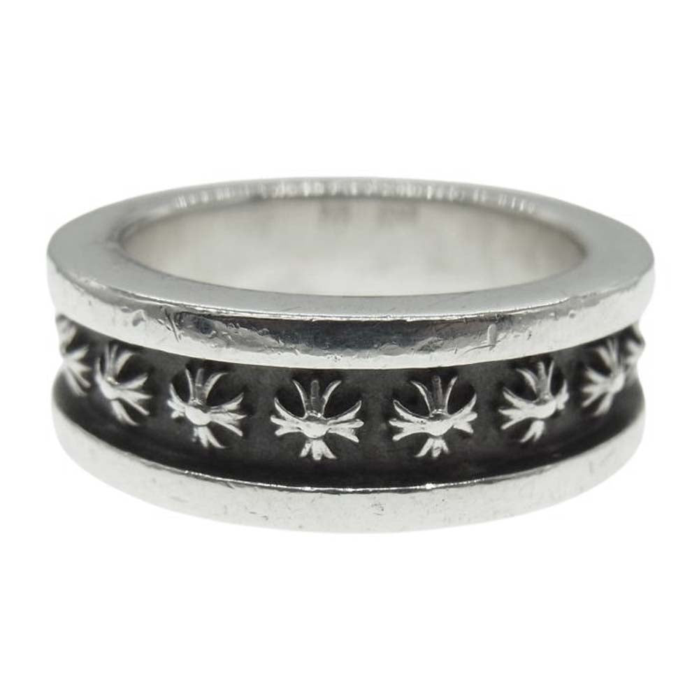 CHROME HEARTS クロムハーツ（原本無） MINI RING CH PLUS ミニ CH プラス リング シルバー系 14号【中古】