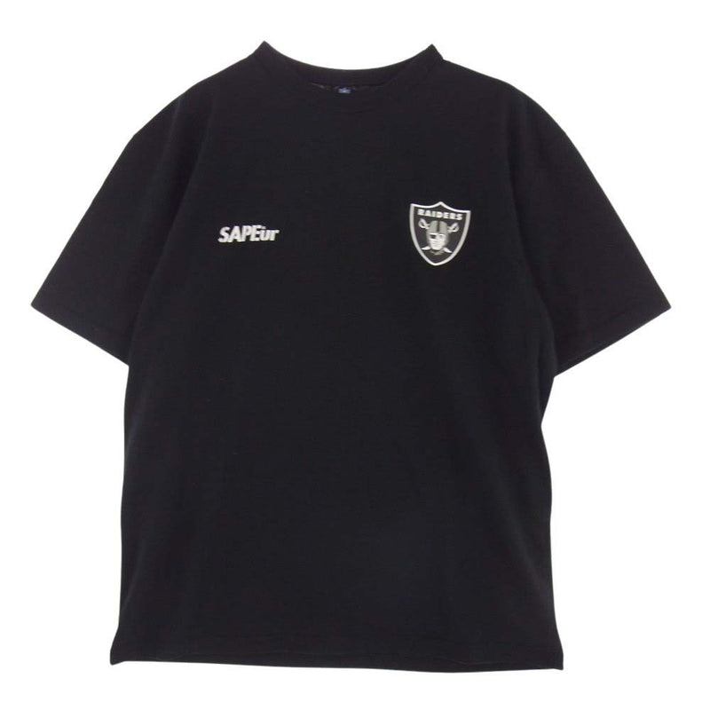 サプール  PB23-0038 × RAIDERS S/S Tee レイダース 半袖 Tシャツ ブラック系 XL【中古】