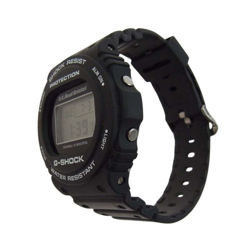 G-SHOCK ジーショック DW-5750E F.C.Real Bristol F.C.R.B. TEAM C レアル ブリストル F.C.R.B. チーム デジタル 腕時計 ウォッチ ブラック系【中古】