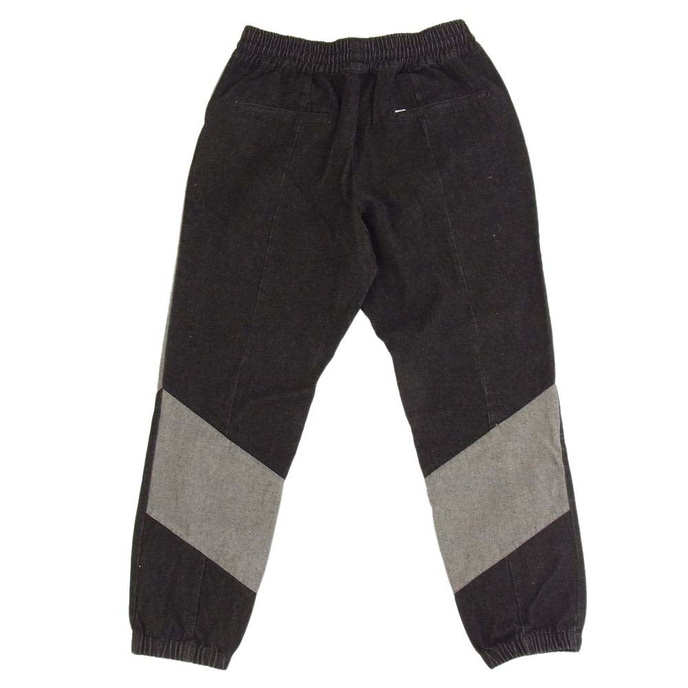 サプール  DENIM TRACK PANTS デニム トラック パンツ ブラック系 XL【中古】