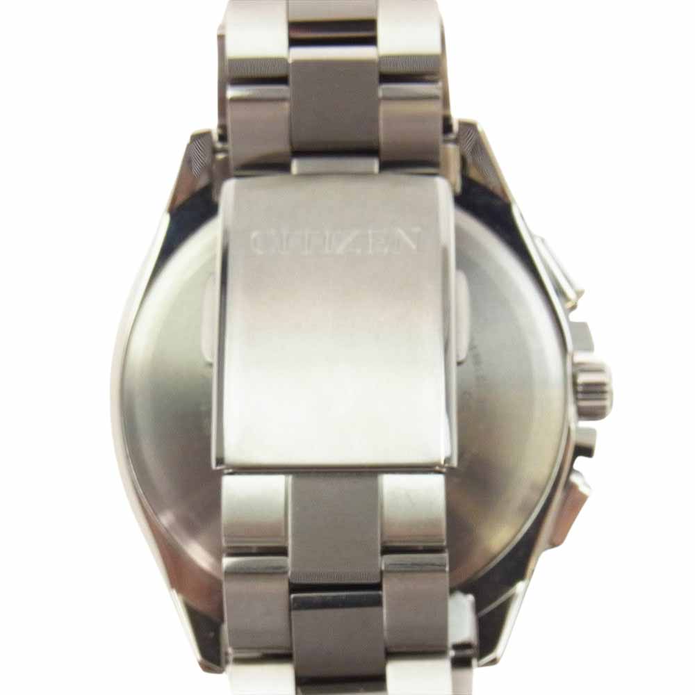 CITIZEN シチズン AT8040-57E 不動品 H804-T018696 ATTESA アテッサ エコドライブ 電波ソーラー アナログ 腕時計 ウォッチ シルバー系【中古】