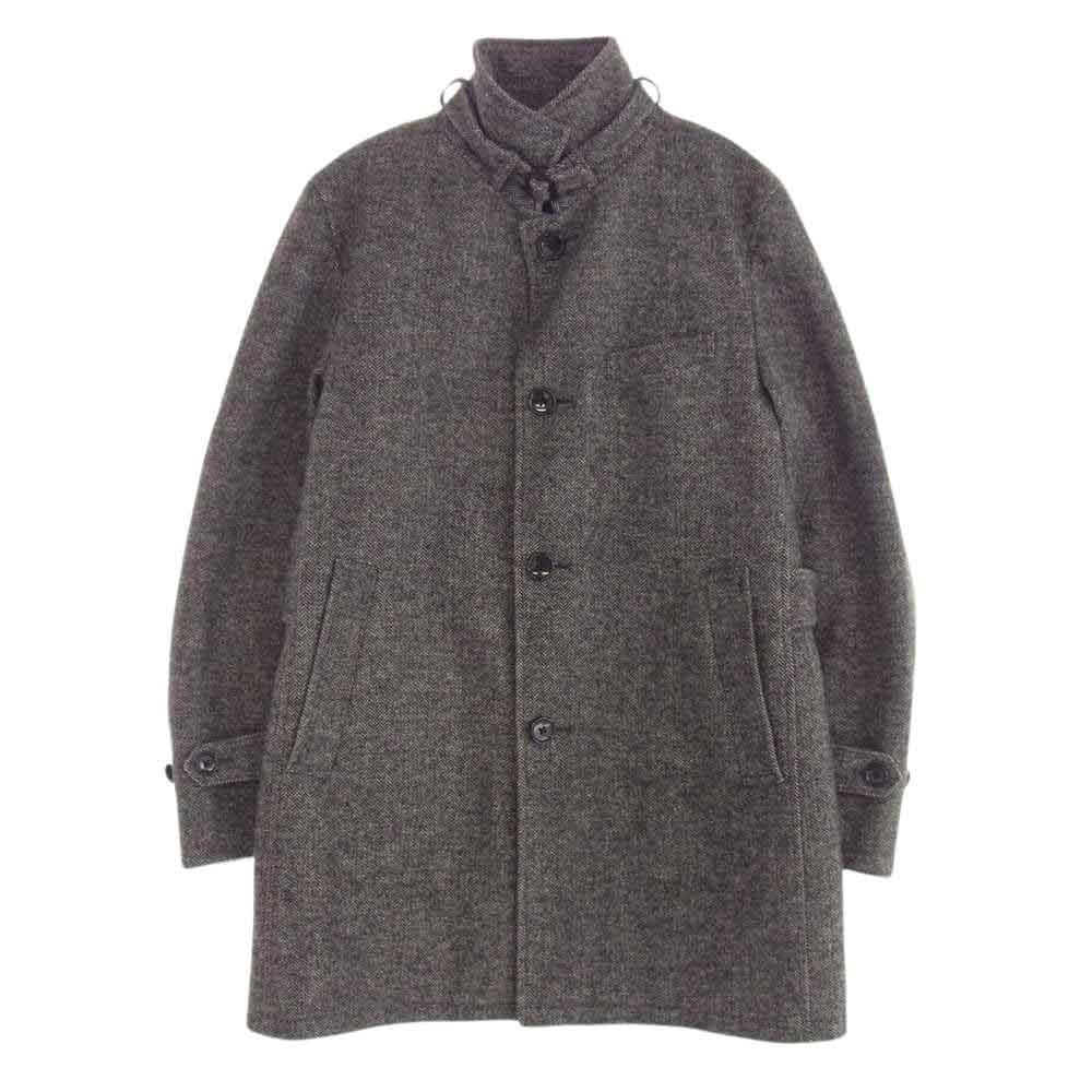 メンズビギ Radmess ライナー付き ウール ヘリンボーン コート グレー系 3【中古】