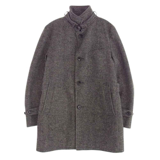 メンズビギ Radmess ライナー付き ウール ヘリンボーン コート グレー系 3【中古】