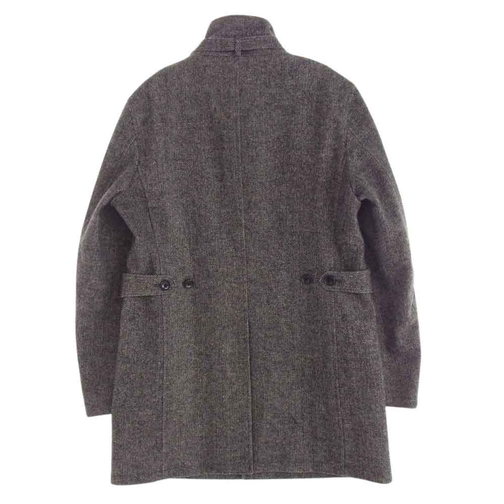 メンズビギ Radmess ライナー付き ウール ヘリンボーン コート グレー系 3【中古】