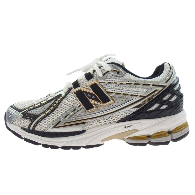 NEW BALANCE ニューバランス M1906RA 1906R メッシュ ローカット スニーカー グレー系 ブラック系 24.5cm【新古品】【未使用】【中古】