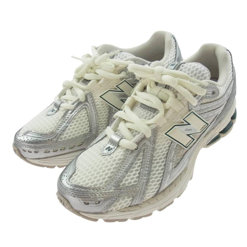 NEW BALANCE ニューバランス M1906REE 1906R メッシュ ローカット スニーカー グレー オフホワイト系 24.5cm【極上美品】【中古】