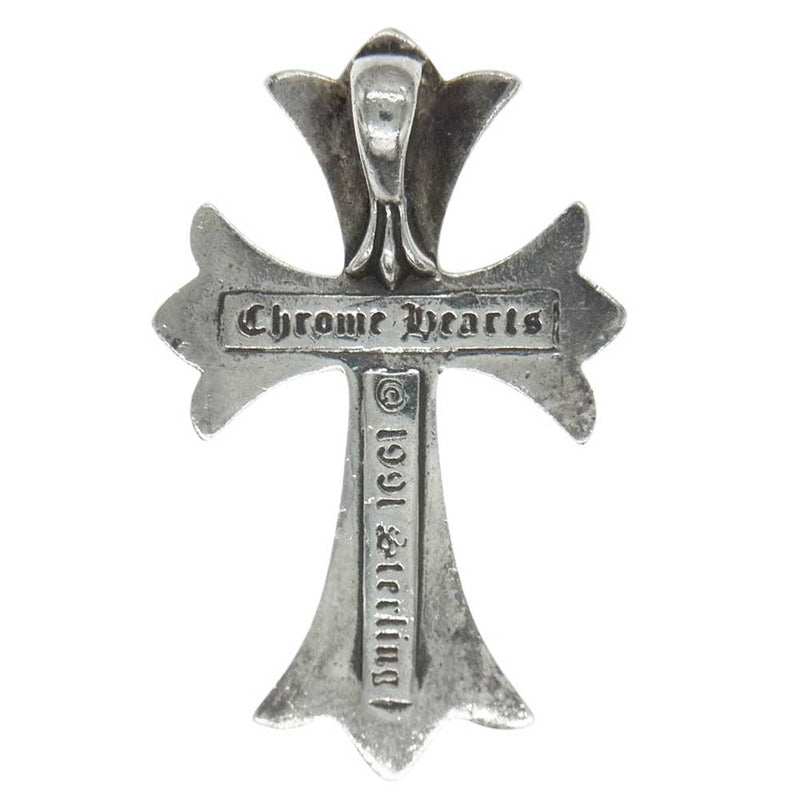 CHROME HEARTS クロムハーツ（原本無） CH CRS SML スモール CHクロス ペンダント トップ シルバー系【中古】