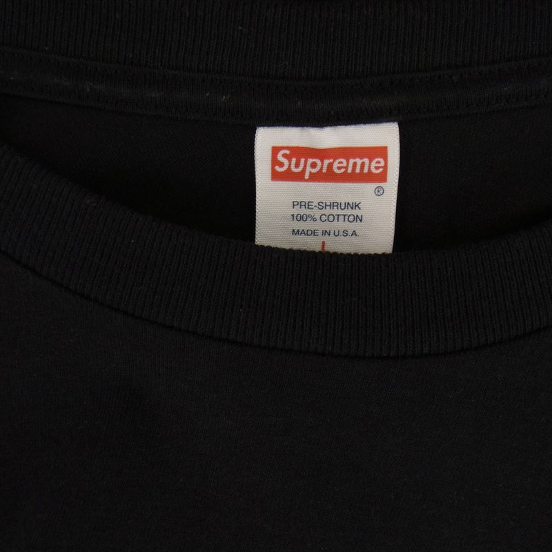 Supreme シュプリーム 23SS Tonal Box Logo Tee  トーナル ボックスロゴ 半袖 Tシャツ #カットソー ブラック系 L【中古】