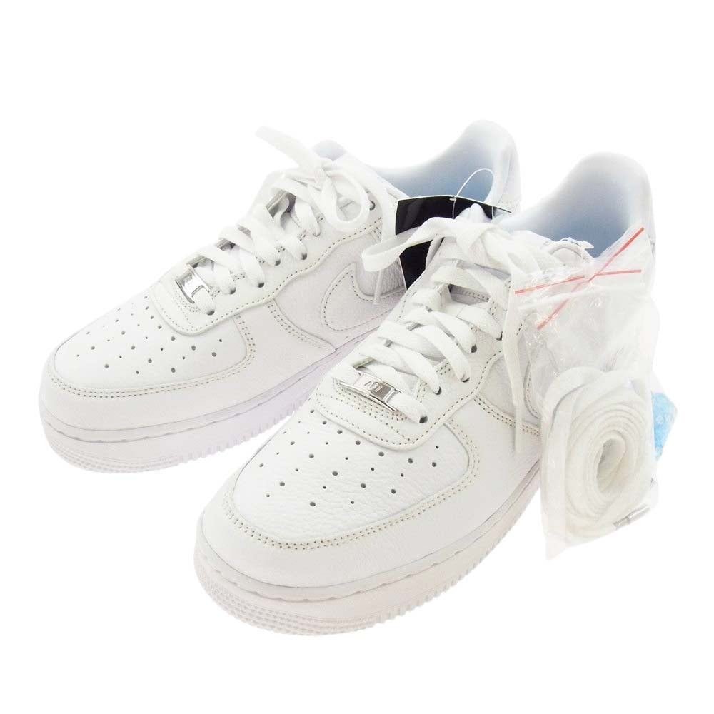 NIKE ナイキ CZ8065-100  × Drake NOCTA Air Force 1 Low Certified Lover Boy White  ドレイク ノクタ エアフォース1 ロー サーティファイド ラバー ボーイ ローカット スニーカー ホワイト系 27cm【新古品】【未使用】【中古】