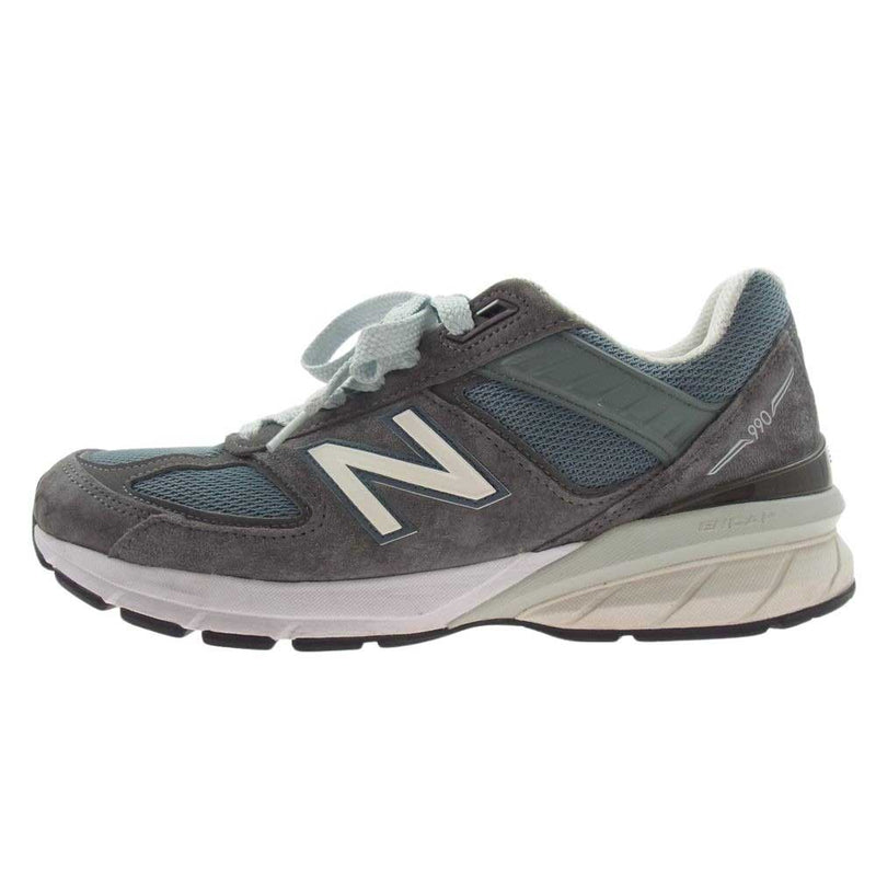 NEW BALANCE ニューバランス × SSZ × Akio Hasegawa 990V5 長谷川昭雄 ローカット スニーカー グレー系 27cm【中古】