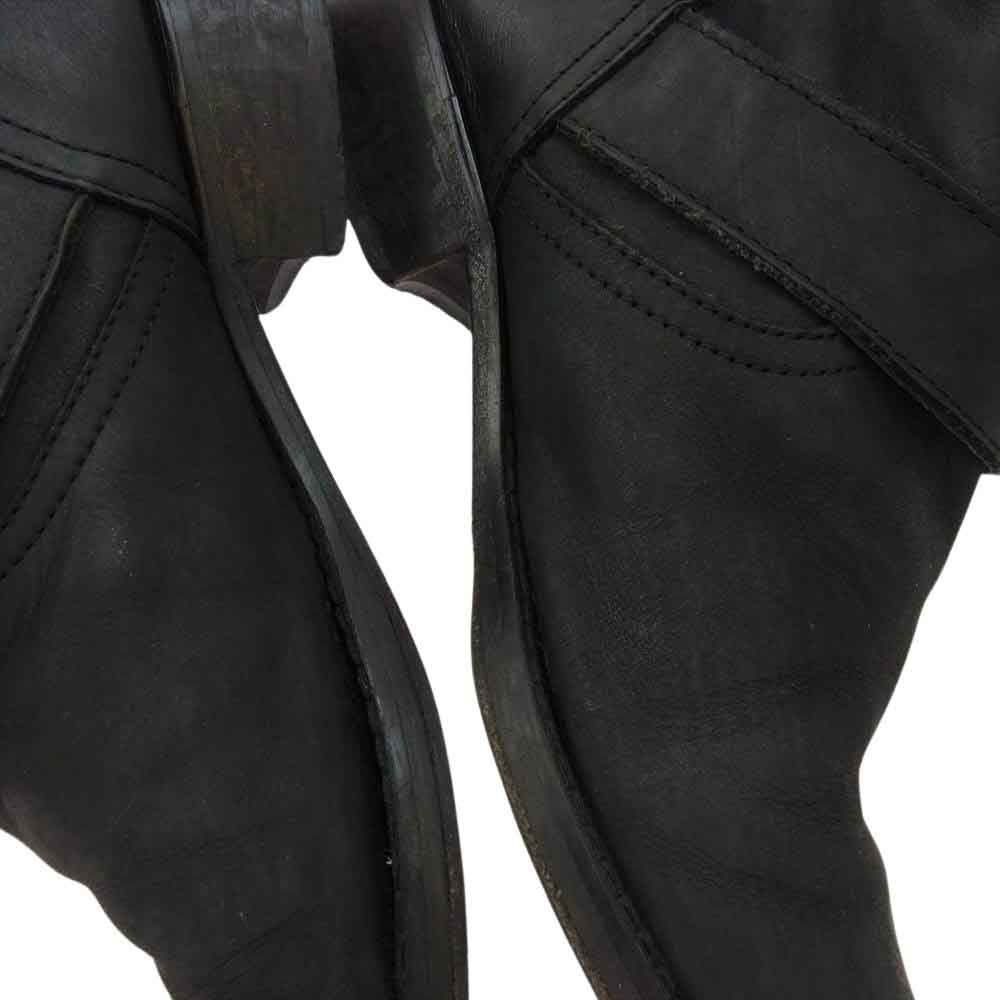 theory セオリー イタリア製 レザー ブーツ  ブラック系 36【中古】