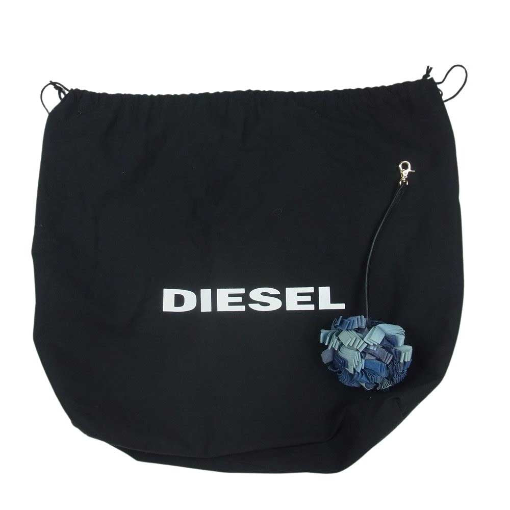 DIESEL ディーゼル 2way カゴ バッグ チェーンショルダーバッグ デニム