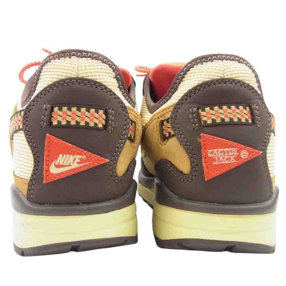 NIKE ナイキ D09329-200 × TRAVIS SCOTT AIR MAX 1 CACTUS Brown トラヴィススコット エアマックス 1 カクタス ローカット スニーカー ベージュ系 ブラウン系 28cm【美品】【中古】