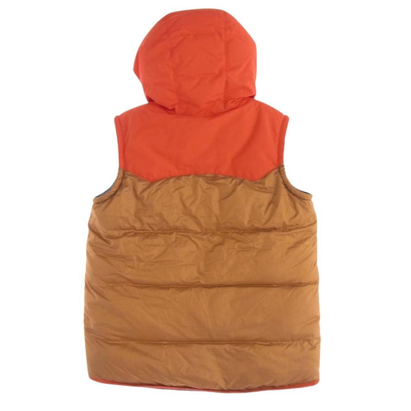 patagonia パタゴニア 20AW 68320 K'S REVERSIBLE BIVY HOODY VEST キッズ リバーシブル ビビー フーディ ベスト ブラウン系 ブルー系 レッド系【中古】