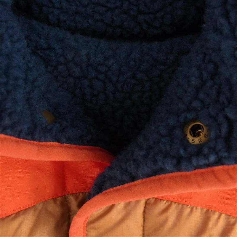 patagonia パタゴニア 20AW 68320 K'S REVERSIBLE BIVY HOODY VEST キッズ リバーシブル ビビー フーディ ベスト ブラウン系 ブルー系 レッド系【中古】