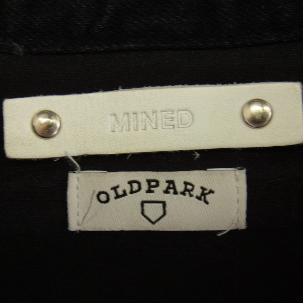 MINEDENIM マインデニム 22AW MND-22AWOP001-95-022 × OLD PARK Denim Riders Mods オールドパーク デニム ライダース モッズコート  ブラック系 2【中古】