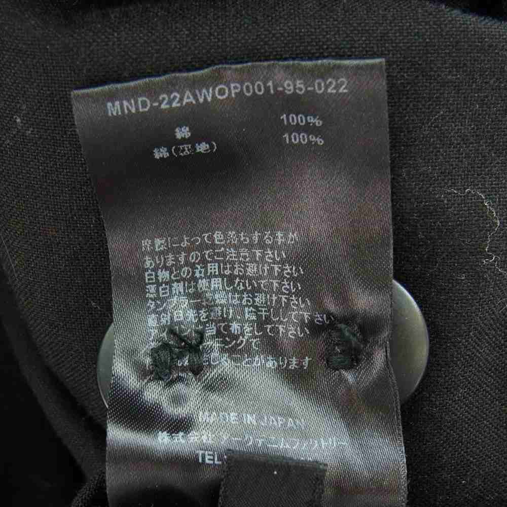 MINEDENIM マインデニム 22AW MND-22AWOP001-95-022 × OLD PARK Denim Riders Mods オールドパーク デニム ライダース モッズコート  ブラック系 2【中古】