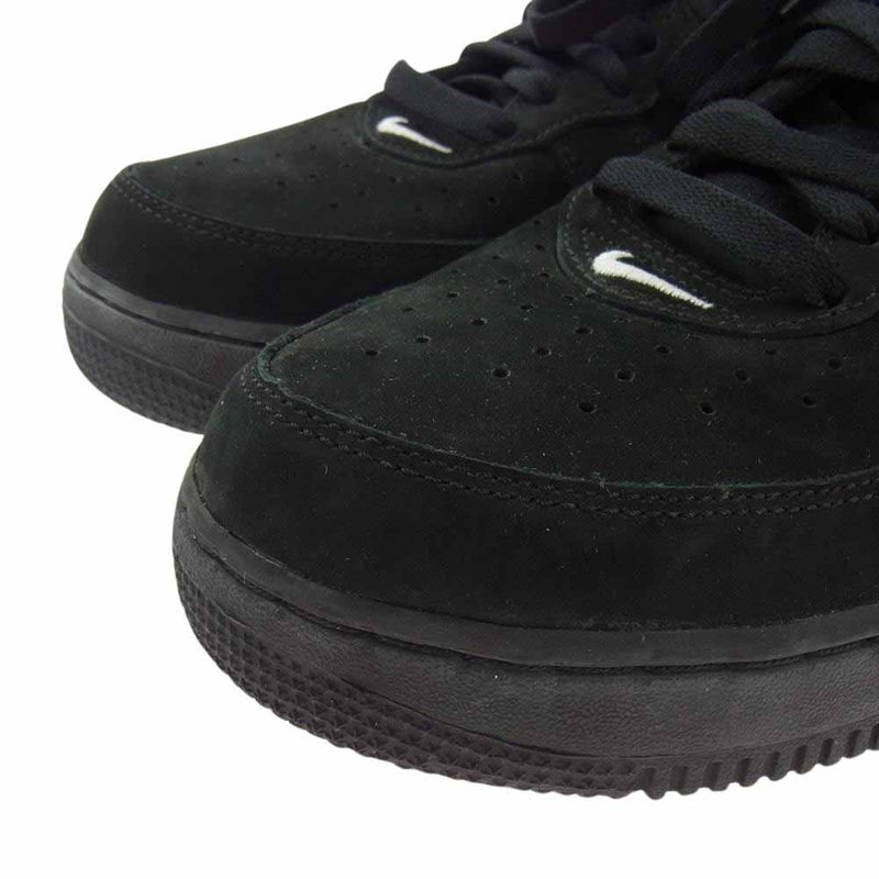 NIKE ナイキ 306352-011 AIR FORCE 1 MID BLACK/WHITE 2004 エアフォースワン ミッド スニーカー ブラック系 27.5cm【中古】