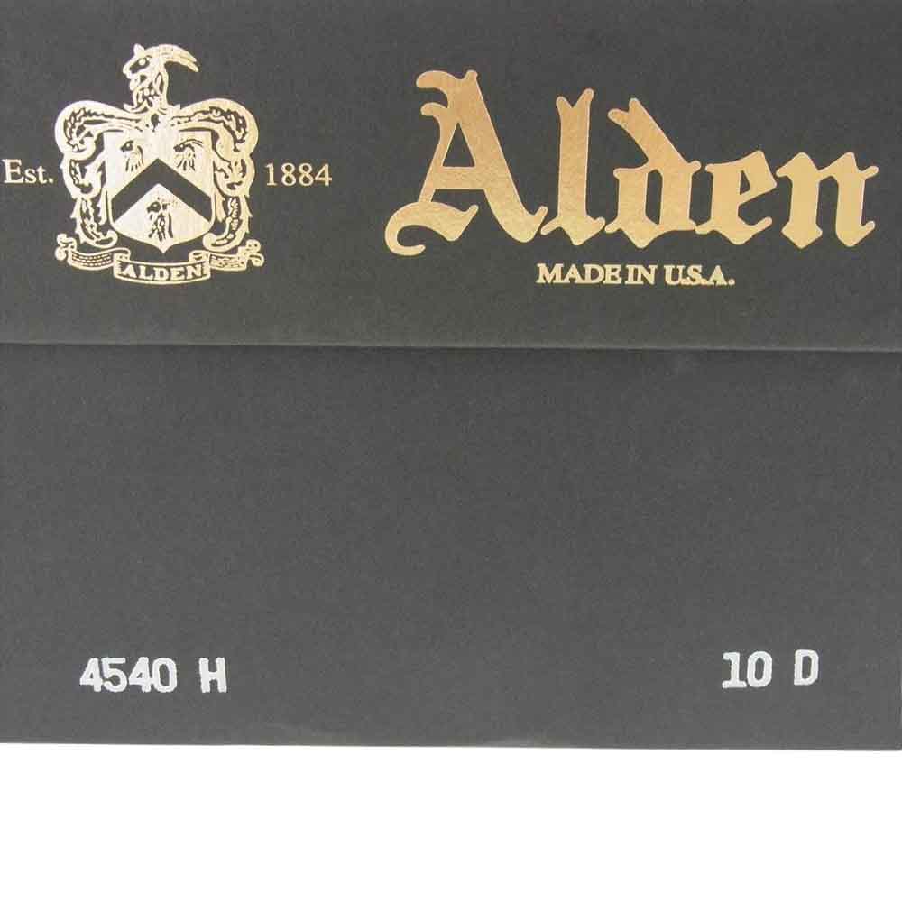 ALDEN オールデン 4540H Tanker Boot タンカーブーツ ダーク バーガンディ コードバン ダークブラウン系 10D【中古】