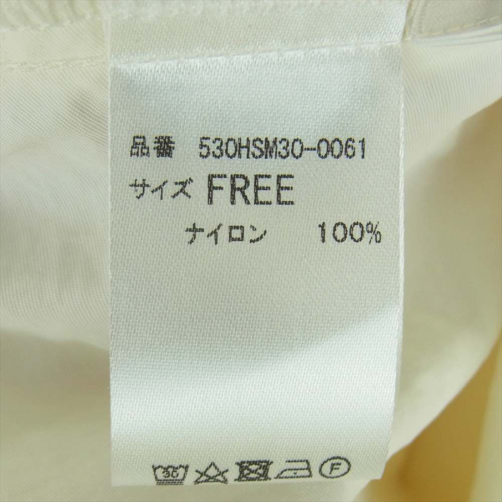 ヘリンドットサイ 2024SS 530HSM30-0061 Pullover tops プルオーバー トップス シャツ ブラウス ホワイト系 クリーム色系 FREE【中古】
