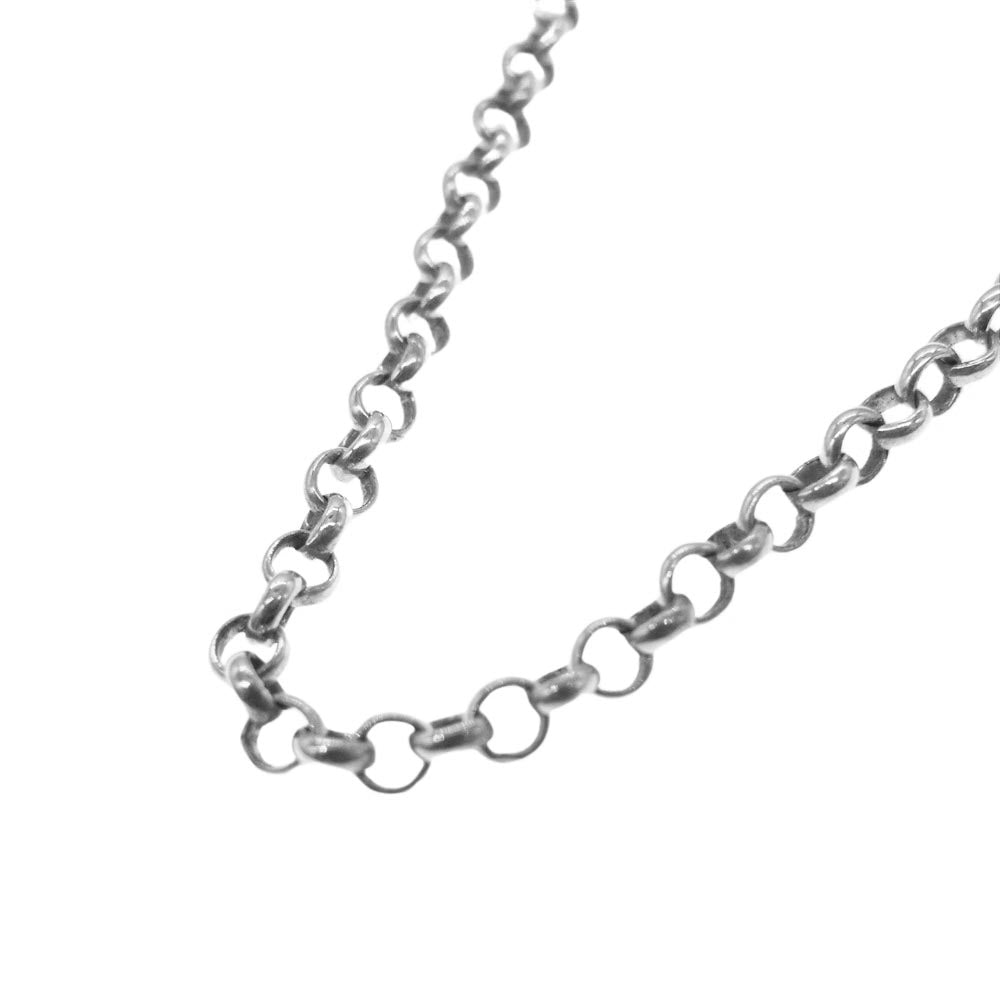 CHROME HEARTS クロムハーツ（原本無） NECKCHAIN ロールチェーン 18inch 18インチ ネックレス シルバー系【中古】