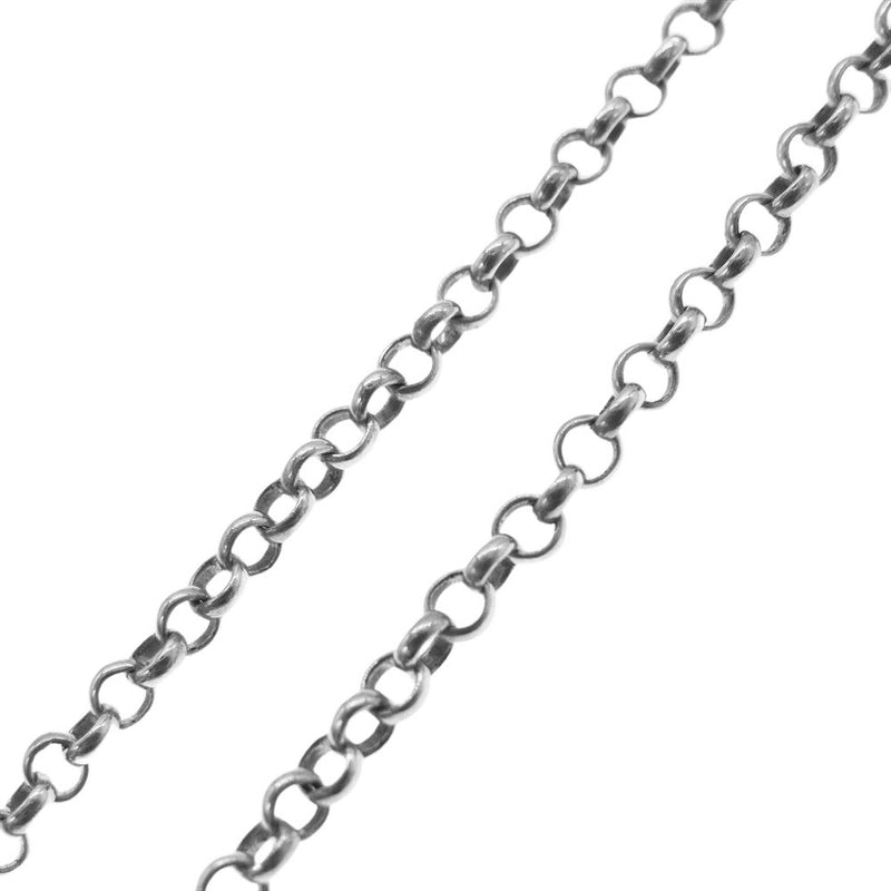 CHROME HEARTS クロムハーツ（原本無） NECKCHAIN ロールチェーン 18inch 18インチ ネックレス シルバー系【中古】