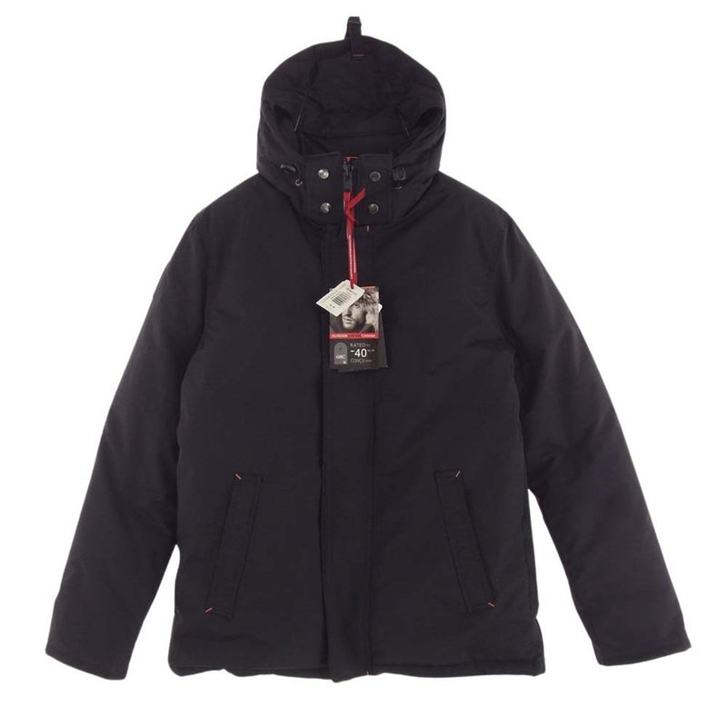 アウトドアサバイバルカナダ OS0112 カナダ製 DOWN JACKET ORCA BLACK ダウン ジャケット ブラック系 S【中古】