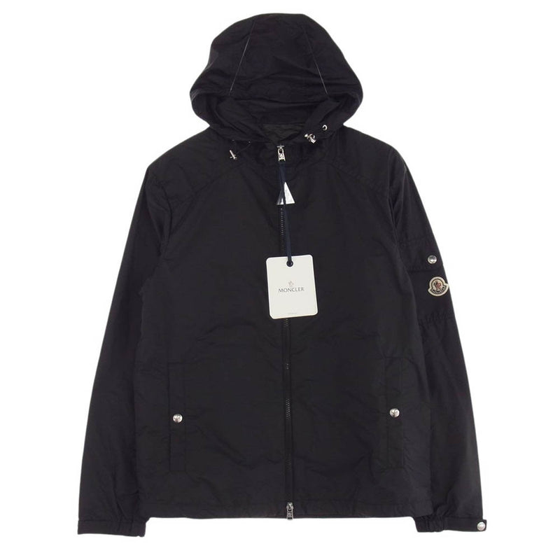 MONCLER モンクレール 24SS ETIACHE ウインドブレーカー レインコート ジャケット ブラック系 1【美品】【中古】